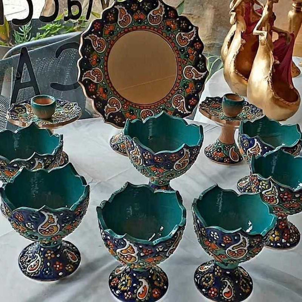 Luxury Hand Painted Haftseen Nouroz Premium Design Showcase