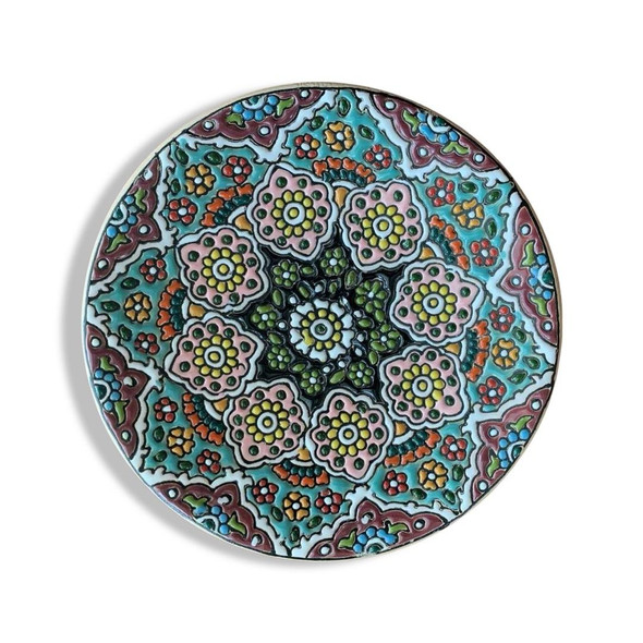 Hand-painted ceramic serving plate 16cm dishwasher safe housewarming gift