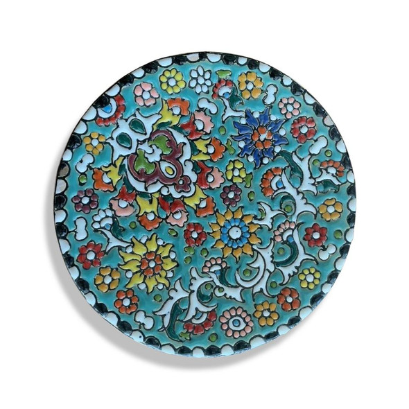 Handcrafted handmade Wall Plate 16 cm | Premium Luxury Decor - Luxury Handcrafted Art Craftihouse Dubai