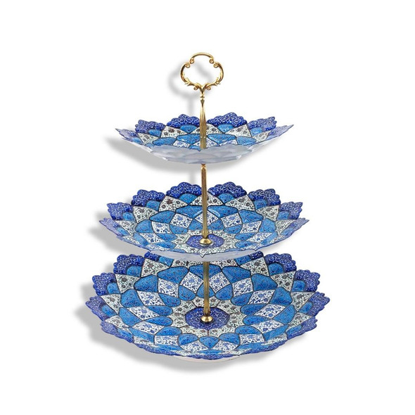 Exclusive Persian Hand Painted Copper Premium Fine Craftsmanship Detail