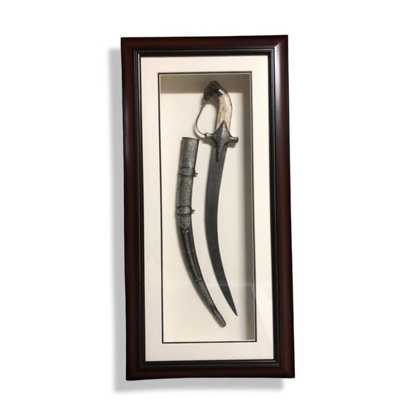 Engraved Sword Framed 110x40 Cm Retirement | Premium Handcrafted Memento | High-end Gift - Luxury Handcrafted Art Craftihouse Dubai