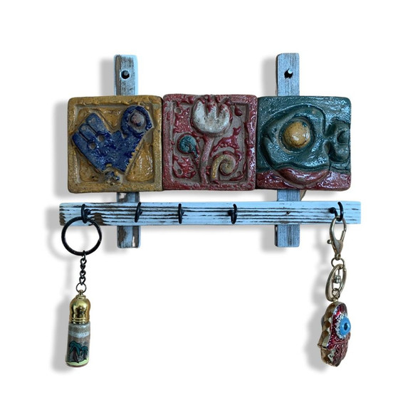 Key Matte Wooden-clay Kitchen | Artisan Home Decor | Unique Middle Eastern Piece - Luxury Handcrafted Art Craftihouse Dubai