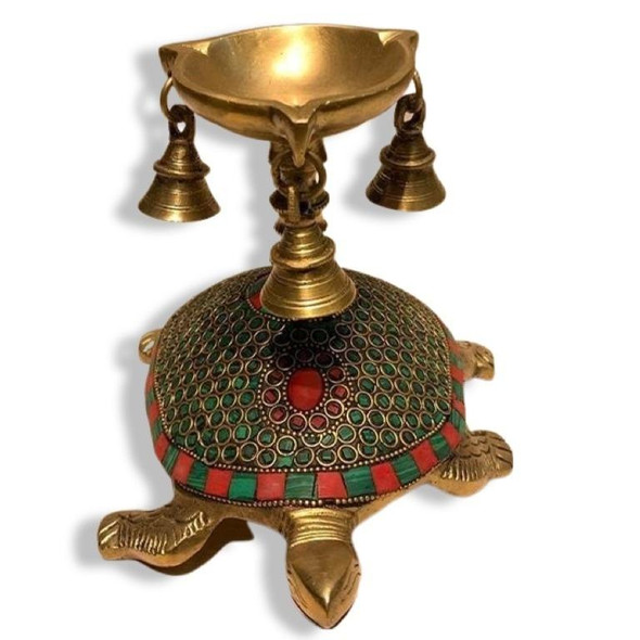 Exclusive Turtle Candle Stand Statue Fine Craftsmanship Detail