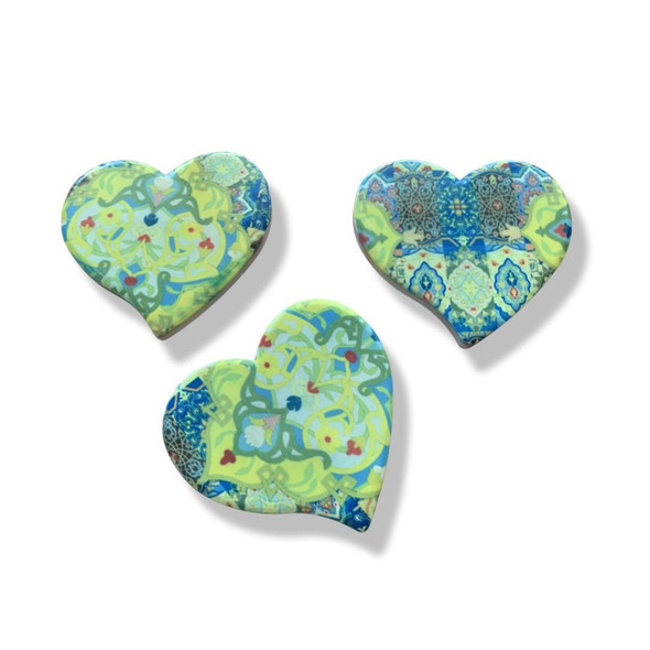 Luxury Tile Pattern Set Of 3 Pcs Board Ceramic Magnets Set Premium Design Showcase