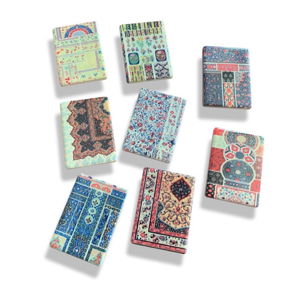 Handcrafted Set Of 8 Pcs Assorted Ceramic Magnets Giveaway Home Decor Lifestyle Visual