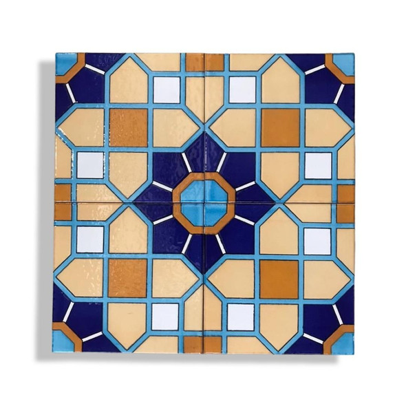 Luxury Artisan Blue brown pattern 4 Premium Design Showcase