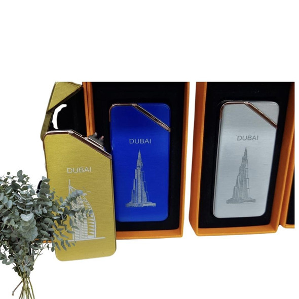 Dual Arc Electric Usb Lighter Rechargeable | Gift From Expo 2020 - Luxury Handcrafted Souvenir Craftihouse Dubai