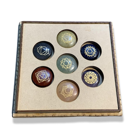 Seven Chakra Natural Crystals With Gift | Sophisticated Boutique Accessory | Crafted In Dubai - Luxury Handcrafted Art Craftihouse Dubai