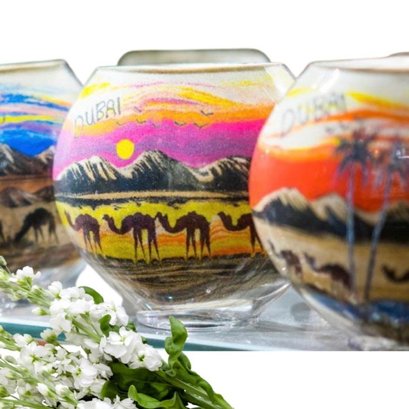 Luxury 25 Cm Large Sand Art Premium Design Showcase
