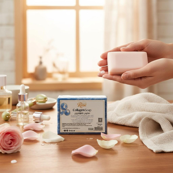 Luxury Handmade Collagen Soap 110g Showcase - Craftihouse Dubai