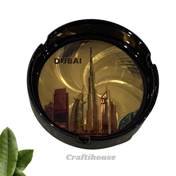 Luxury Round Ceramic Ashtray Smoker’s Home Premium Design Showcase