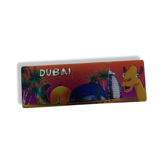 12x4 Cm Premium Magnetic Artisan Ceramic Magnet Unique Dubai Souvenir - Luxury Handcrafted Art Craftihouse Dubai