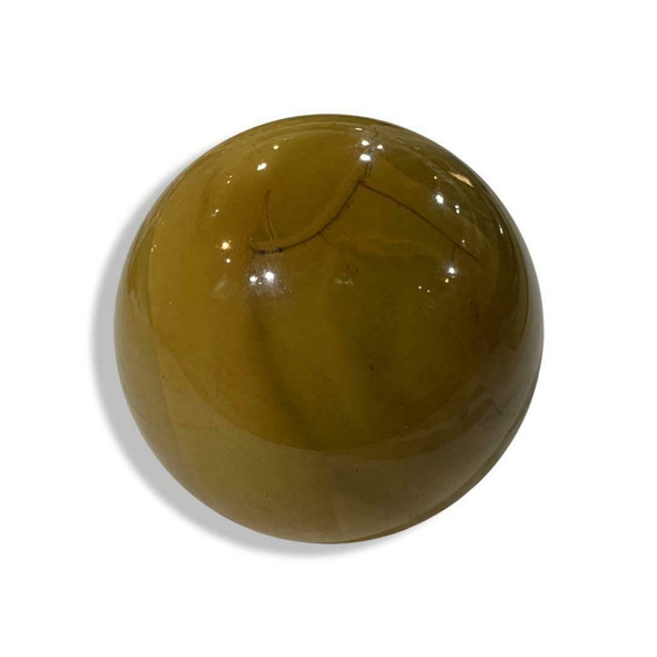 Exclusive Yellow Jasper Sphere Fine Craftsmanship Detail