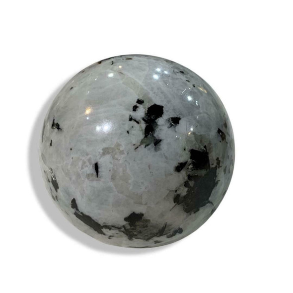 Zebra marble sphere