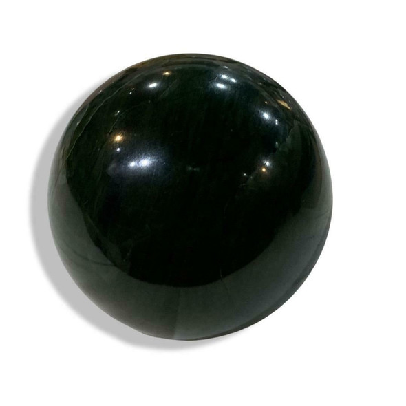 Nephrite polished sphere