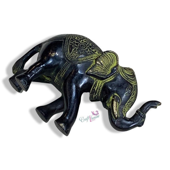 Exclusive Artisan Brass elephant elephant figures Fine Craftsmanship Detail