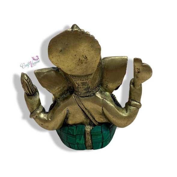 Exclusive Artisan Ganesha brass statue Lord Fine Craftsmanship Detail