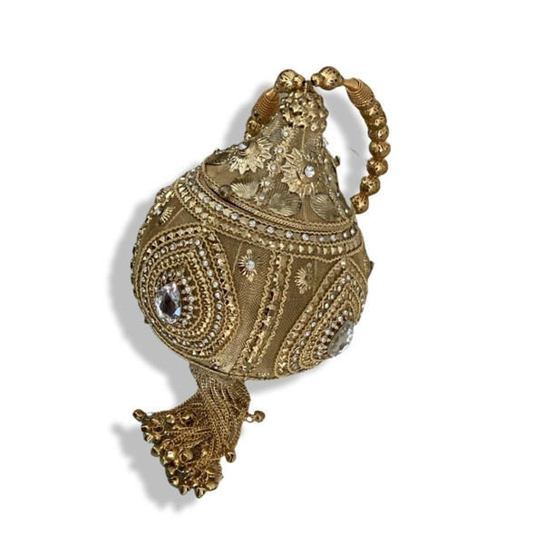 Exclusive Bridal metal clutch bag , handmade bag , gift for her , gift ideas Fine Craftsmanship Detail