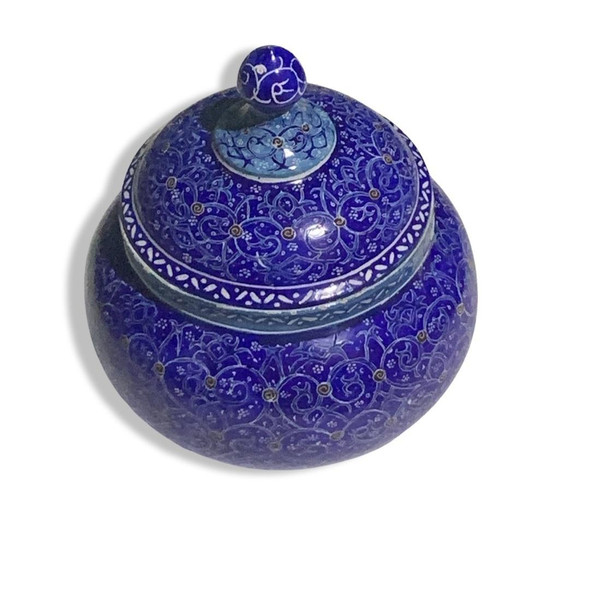 Exclusive Minakari Sugar Bowl Hand Fine Craftsmanship Detail