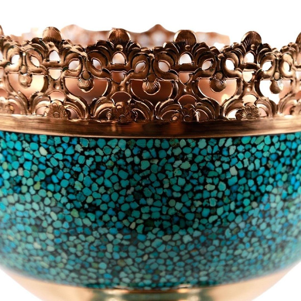 Luxury Turquoise Stone On Copper Premium Design Showcase