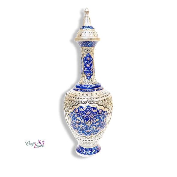 Luxury Silver plated wine serving set , hand painted copper set , unique Christmas gift Premium Design Showcase