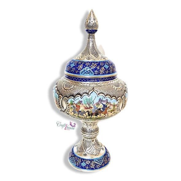 Luxury Uae Silver Plate Copper Candy Premium Design Showcase