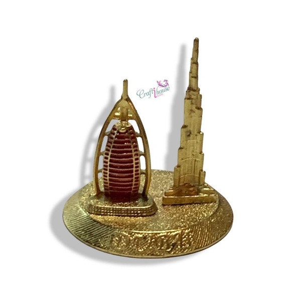 Burj Al Arab And Burj Premium  Iconic Heritage Keepsake - Luxury Handcrafted Art Craftihouse Dubai