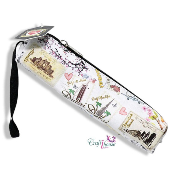 Pouch With Scenery Make Premium Magnetic Artwork Iconic Heritage Keepsake - Luxury Handcrafted Art Craftihouse Dubai