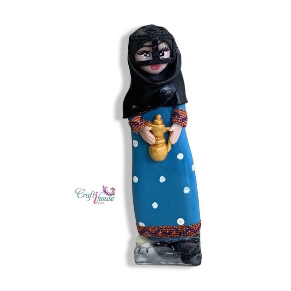 Arabian Girl Doll | Set Of 2 Pcs Sheikha Doll | Gift From Uae - Luxury Handcrafted Souvenir Craftihouse Dubai