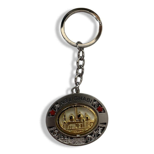 Abudhabi Key Chain Metal Key | Luxury Heritage Gift & Cultural Souvenir - Luxury Handcrafted Art Craftihouse Dubai