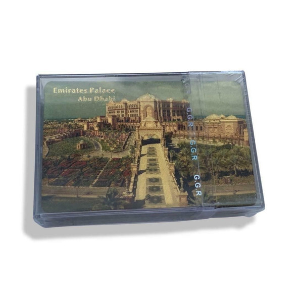 Emirates Palace Playing Card Gold | Premium Handcrafted Memento | High-end Gift - Luxury Handcrafted Art Craftihouse Dubai