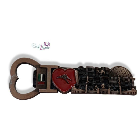 Abudhabi Gift | Abudhabi Souvenir | Fridge Magnet Bottle Opener From Abudhabi - Luxury Handcrafted Souvenir Craftihouse Dubai