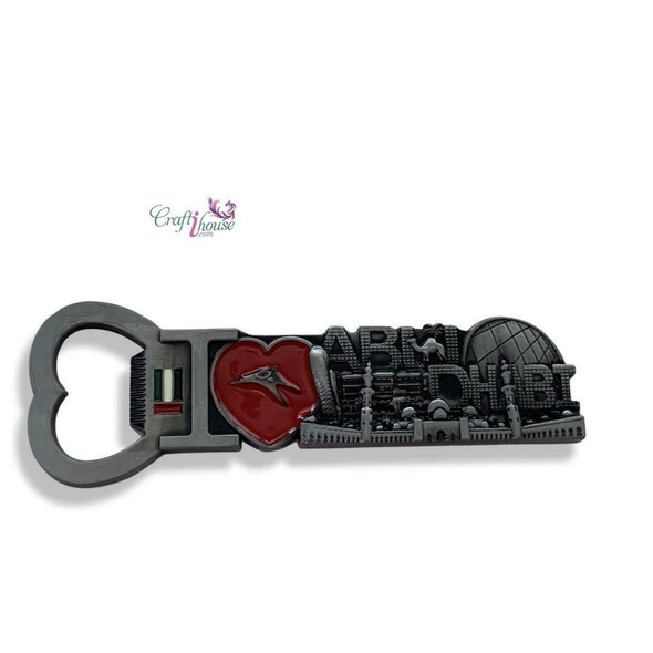 Abudhabi Gift | Abudhabi Souvenir | Fridge Magnet Bottle Opener From Abudhabi | Board Magnet - Luxury Handcrafted Souvenir Craftihouse Dubai