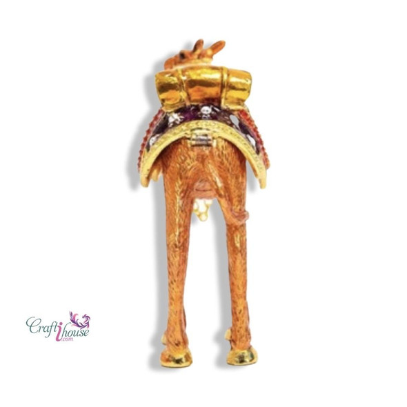 Metal Decorative Showpeice Camel Saudi | Handcrafted Metal Figurine | Traditional Desert Art - Luxury Handcrafted Art Craftihouse Dubai