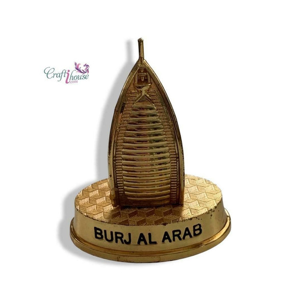 Metal Burj Al Arab Statue 7 Cm | Gift From Dubai | Collectible Gift - Luxury Handcrafted Souvenir Craftihouse Dubai