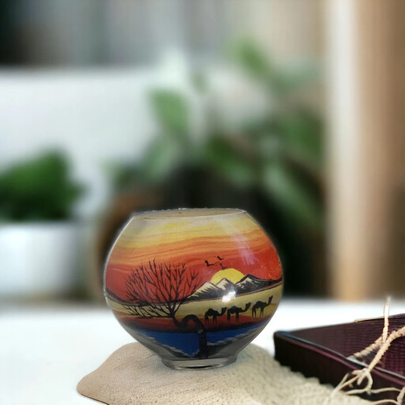 Sand Bottle Art Desert Premium | Premium Handcrafted Fridge Magnet | Cultural Souvenir - Luxury Handcrafted Art Craftihouse Dubai
