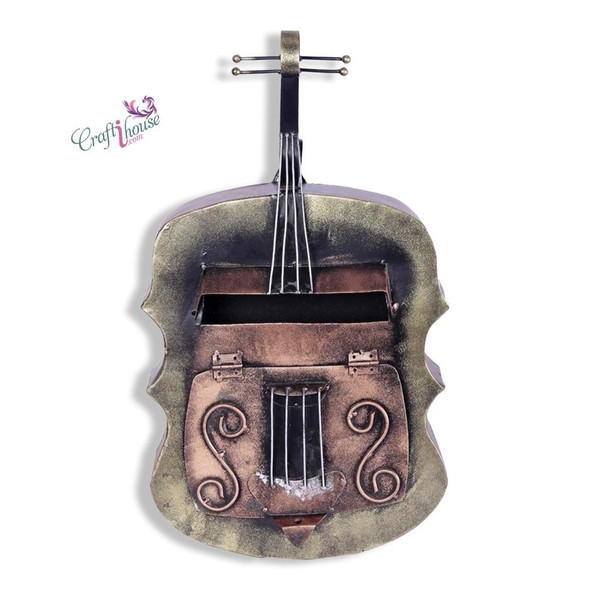 Guitar Letter Box Metal | Sophisticated Boutique Accessory | Crafted In Dubai - Luxury Handcrafted Art Craftihouse Dubai