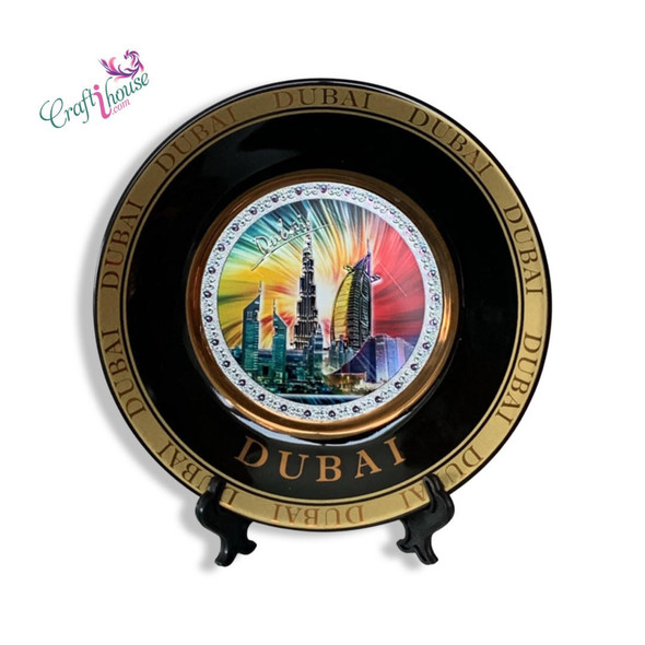 Idea Plate Ceramic Boutique Fridge Magnet Authentic Middle Eastern Art - Luxury Handcrafted Art Craftihouse Dubai