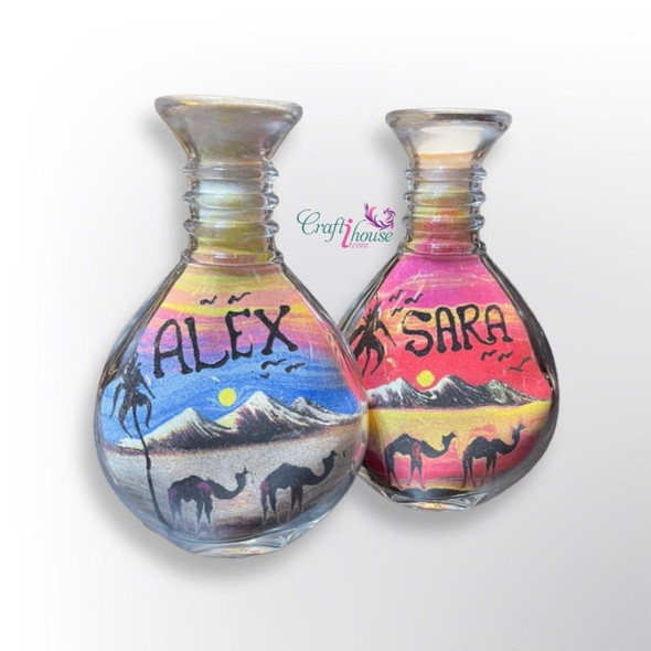 Customized Sand Bottle In Premium | Luxury Heritage Gift & Cultural Souvenir - Luxury Handcrafted Art Craftihouse Dubai