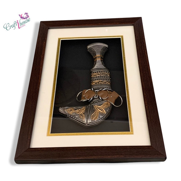 Dubai Special Frame Dubai Dagger | Premium Handcrafted Memento | High-end Gift - Luxury Handcrafted Art Craftihouse Dubai