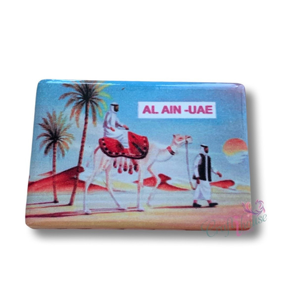 Al Ain Camel Rider Fridge | Handcrafted Travel Souvenir & Cultural Keepsake - Luxury Handcrafted Art Craftihouse Dubai