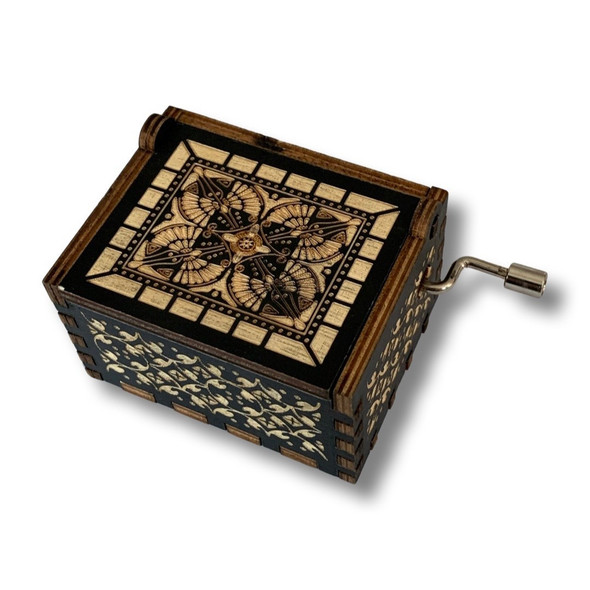 Classic Mini Wooden Music Box Handcrafted Fridge Memento Traditional Home Decor - Luxury Handcrafted Art Craftihouse Dubai