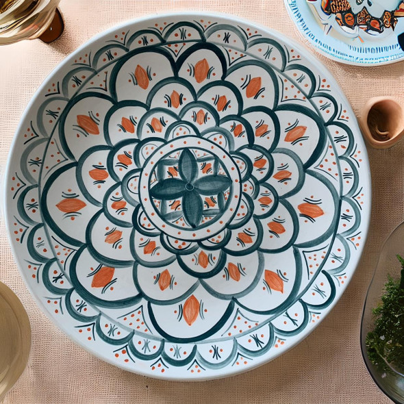 Handcrafted Moroccan Ceramic Wall plate