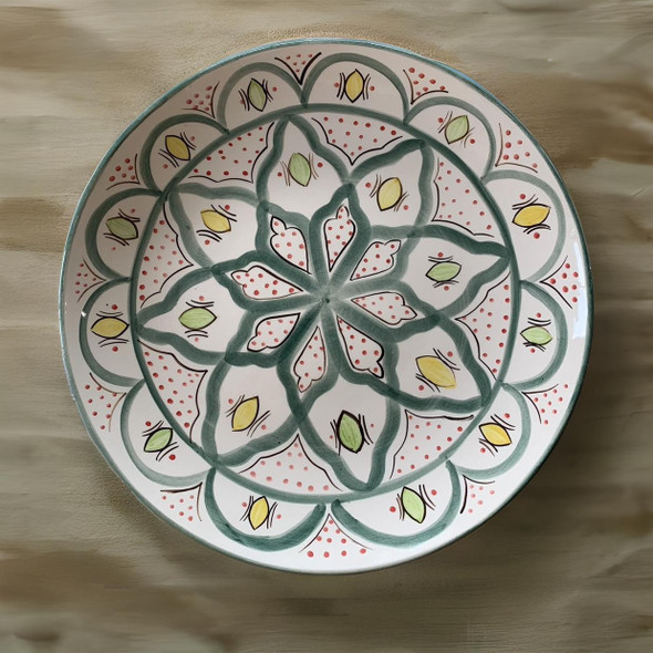 Moroccan ceramic plate