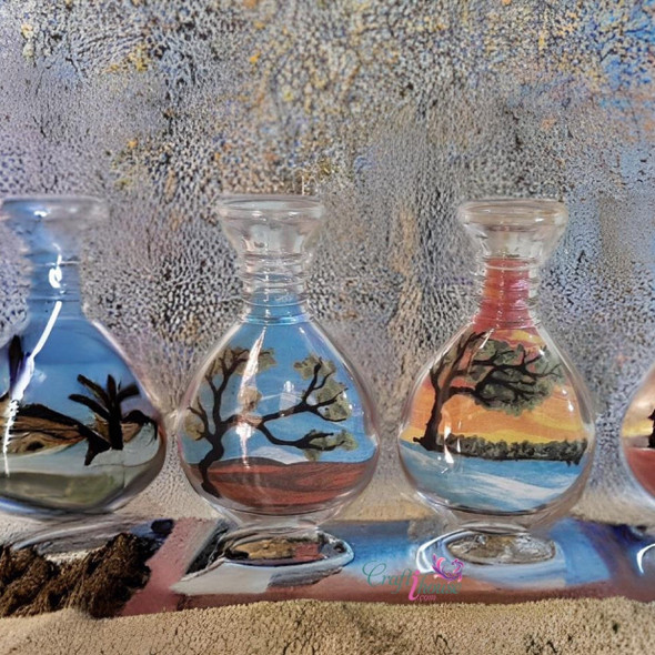 Customized Sand Art Cherry Blossom | Luxury Heritage Gift & Cultural Souvenir - Luxury Handcrafted Art Craftihouse Dubai