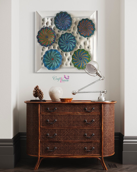 Luxury Minakari Wall Decor Plates Showcase - Craftihouse Dubai