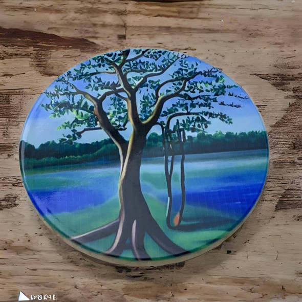 Exclusive Ceramic Table Coaster Mangrove Heritage Collection Detail