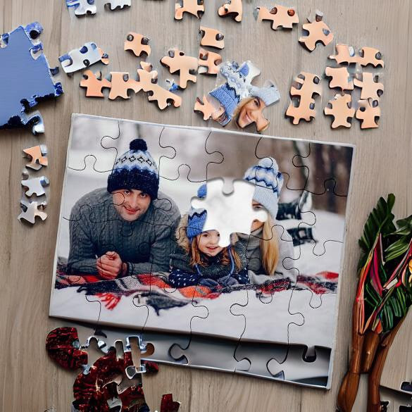 Premium Personalized puzzle A4 , cardboard customized puzzle , photo puzzle High-Quality Design View