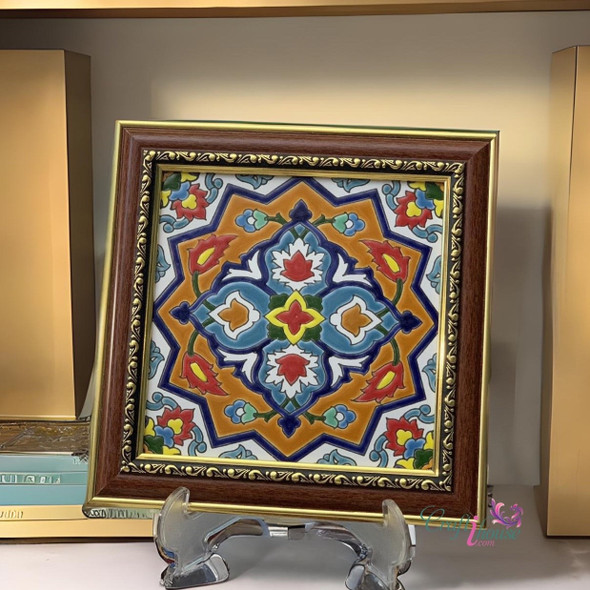 Exclusive Artisan Wall hanging framed hand Heritage Collection Detail