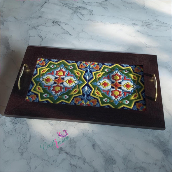 Exclusive Artisan Artisanal Hand Painted Ceramic Heritage Collection Detail
